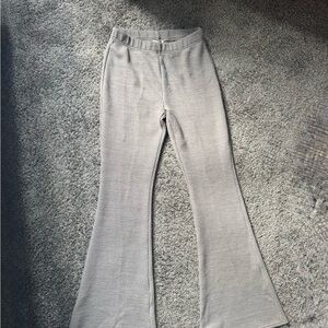 American Eagle Outfitters Gray Flare Pants